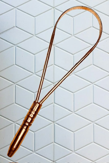 Copper Tongue Scraper
