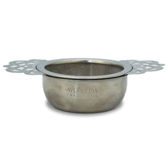 Chai Tea Strainer & Drip Plate